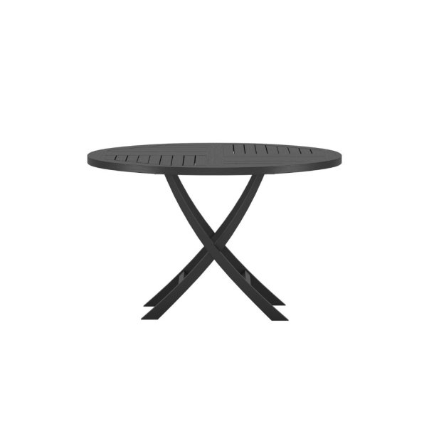 Kenya Gartentisch �120cm schwarz.