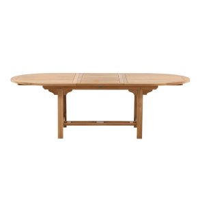 Kenya eettafel tuin incl. extra blad 180, 240 cm natuur.