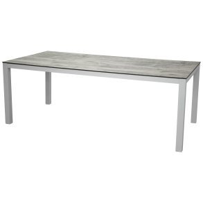 Llama Esstisch  wei grau.