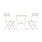 Tao Loungeset 1 Tisch, 2 Sthle beige.