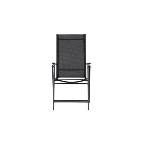 Levanzo Gartenstuhl Positionsliege schwarz.