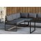 Zingaro loungest 1 hjrnesofa, 1 spisebord sort.