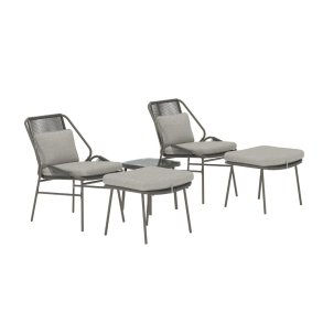 Zakynthos Loungeset braun.