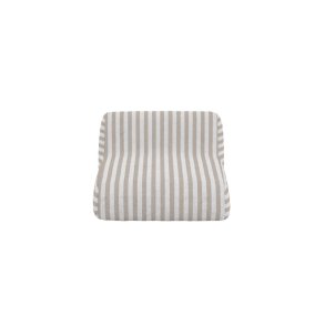 Redang chaise longue, pouf poire beige.