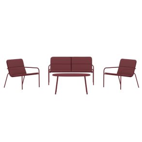 Fourni sofas�t bordeaux.