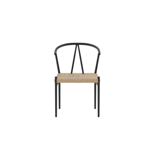 Alfons chaise de jardin noir.