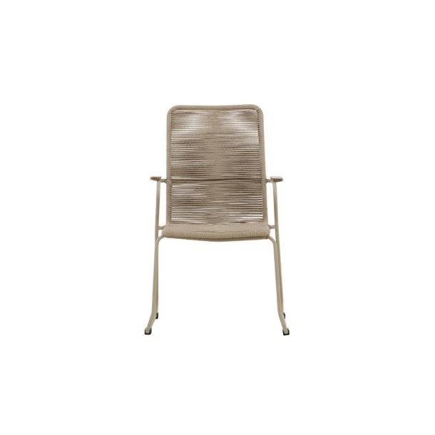 Bois Gartenstuhl beige.