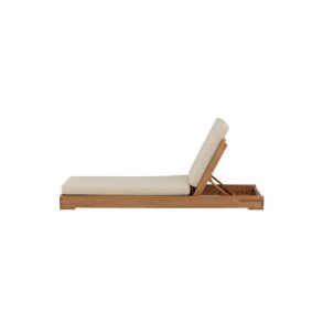 Sunbed chaise longue naturel.