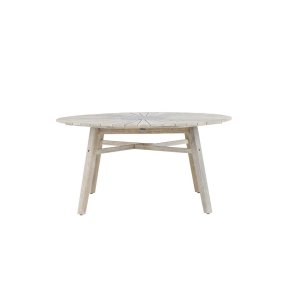 Rives havebord �150cm whitewash.