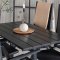 Denver hagesett bord 70x120cm og 4 stoler Break svart.