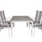 Levels zestaw ogrodowy stł 100x160/240cm i 6 krzesło Copacabana biały, szary. 
