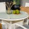 Volta Gartenset Tisch 90cm und 4 Sthle Anna wei.