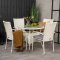 Volta Gartenset Tisch 90cm und 4 Sthle Anna wei.