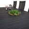 Marbella Ensemble table et chaises de jardin, table 100x160/240cm et 8 chaises Copacabana, noir. 