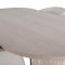BiancaWW Essgruppe Esstisch Eiche Furnier wei washed und 4 Berit Esszimmersthle Velour beige.