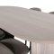 BiancaWW matgrupp matbord ektrd faner vit washed och 4 Velvet Stitches matstola beige.