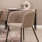 Bianca matgrupp bord whitewash och 4 berit stolar beige.