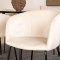 Dipp115BLBL spisegruppe spisebord svart og 4 Berit spisestuestoler velour beige.