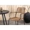BreakLindos tuinmeubelset 1 eettafel, 2 stoelen zwart.