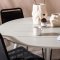Lina Gartenset Tisch 120cm beige, 4 Sthle Lindos schwarz.