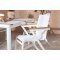 Togo trdgrd set bord 90x150cm vit, 4 stolar vit.