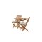 Kenya Gartenset Tisch 70x70cm natur, 2 Sthle natur.