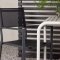 Borneo trdgrd set bord, 2 stolarbeige,svart.