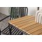 Holmbeck Gartenset Tisch 88x70cm natur, 2 St�hle schwarz.
