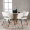 Olivia matgrupp bord whitewash och 4 Day stolar offwhite.