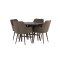 Kaseindon Essgruppe Tisch braun und 4 Tomorrow Stühle braun.