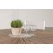 Rosario hagesett bord �140cm brun, 6 stoler beige.