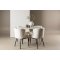 Plaza Essgruppe Tisch Ø100cm und 4 Boucle Stühle whitewash.