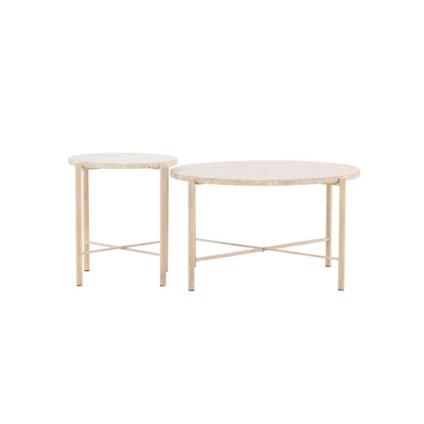 Sandhamn table basse beige.