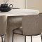 Narvik eethoek tafel 100x200cm en 6 stoelen beige, bruin.
