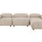 Mika Ecksofa beige.