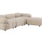 Mika Ecksofa beige.