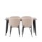 Tempe Essgruppe Esstisch Walnuss-Dekor 4 St�hle Boucl� braun.