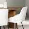 Isolde spisebordss�t spisebord natur 4 stole beige.