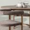 Andy spisebordss�t spisebord natur 4 stole boucle brun.