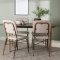 Andy spisebordss�t spisebord natur 4 stole beige.