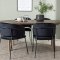 Andy spisebordss�t spisebord natur 4 stole velour sort.