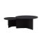 Salt� Couchtisch Set mit 2 schwarz.