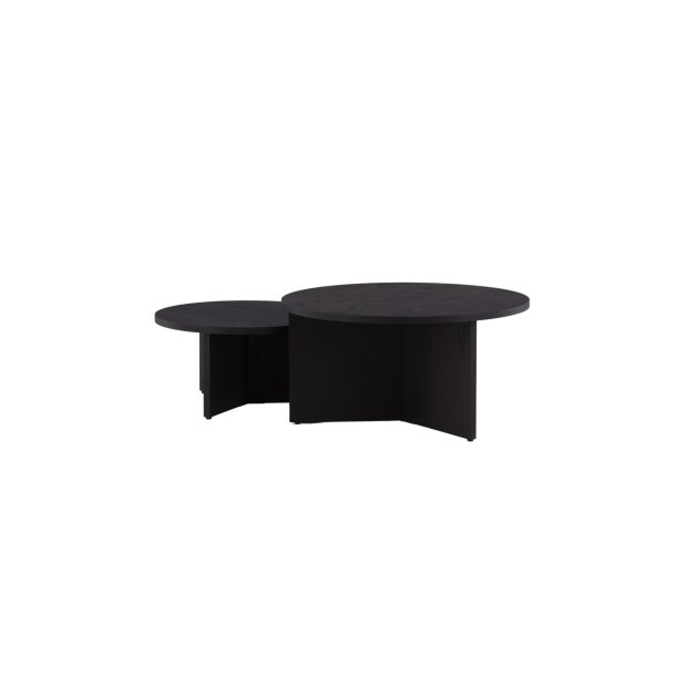 Salt� Couchtisch Set mit 2 schwarz.