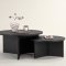 Salt� Couchtisch Set mit 2 schwarz.