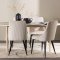 Andy spisebordss�t spisebord whitewash 4 stole fl�jl beige.