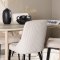 Andy spisebordss�t spisebord whitewash 4 stole fl�jl beige.