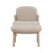 Rile f�t�lj med fotpall beige.