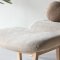 Rile f�t�lj med fotpall beige.