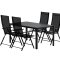 Giardini haves�t bord 90x150cm sort 4 stole sort.