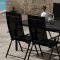 Giardini haves�t bord 90x150cm sort 4 stole sort.